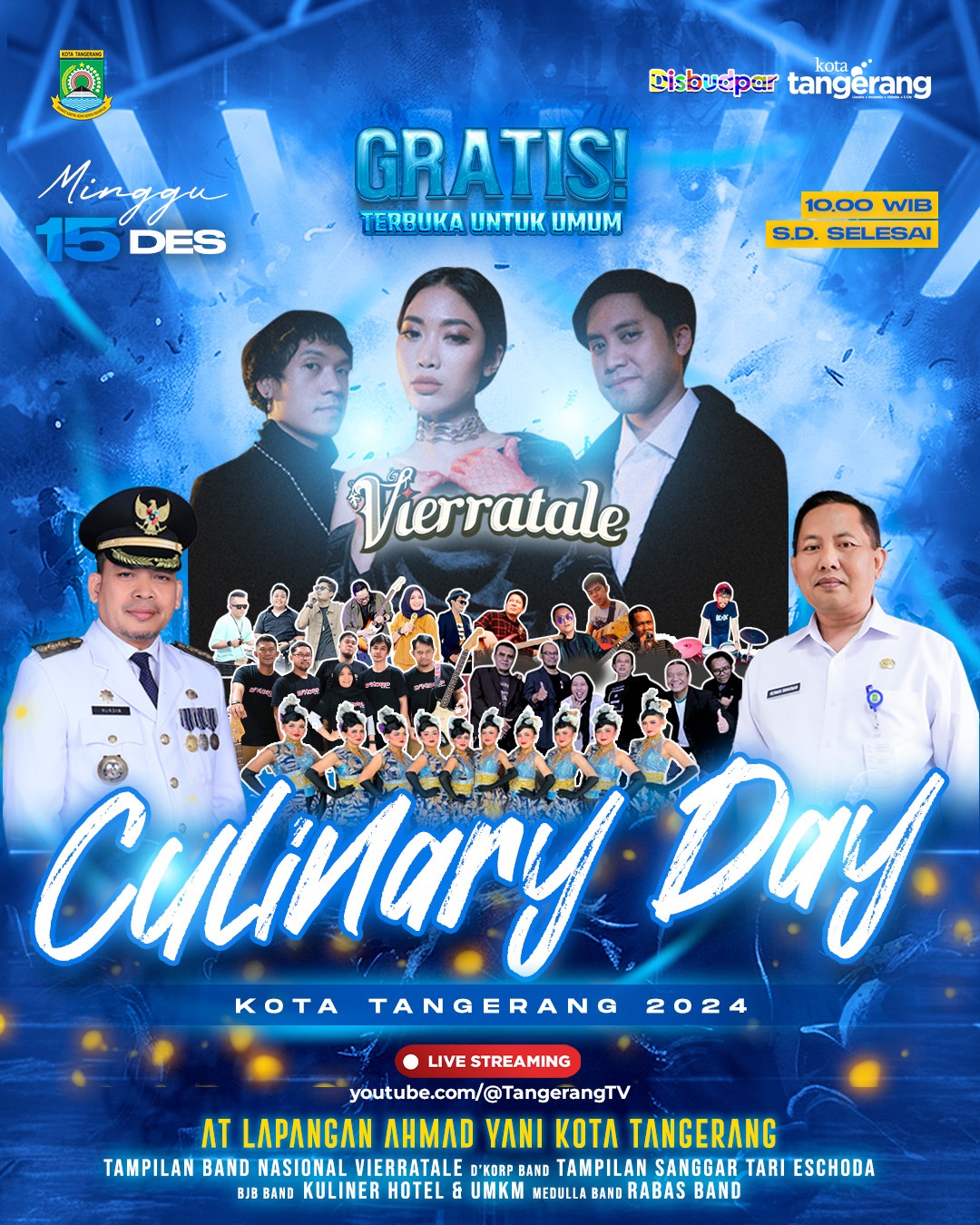 Jangan Lewatkan Penampilan Vierratale di Culinary Day Kota Tangerang