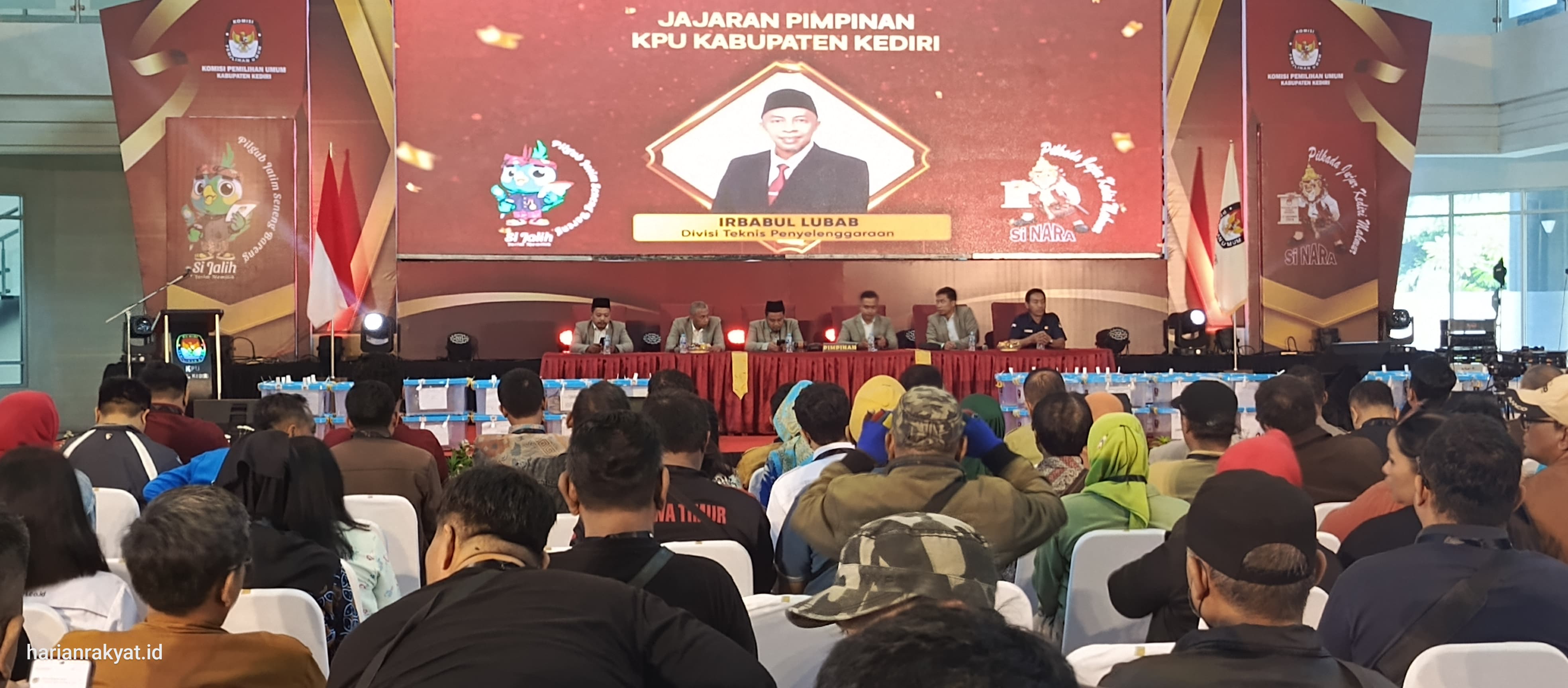 KPU Kabupaten Kediri Gelar Rapat Pleno Terbuka Perolehan Suara Pilkada 2024