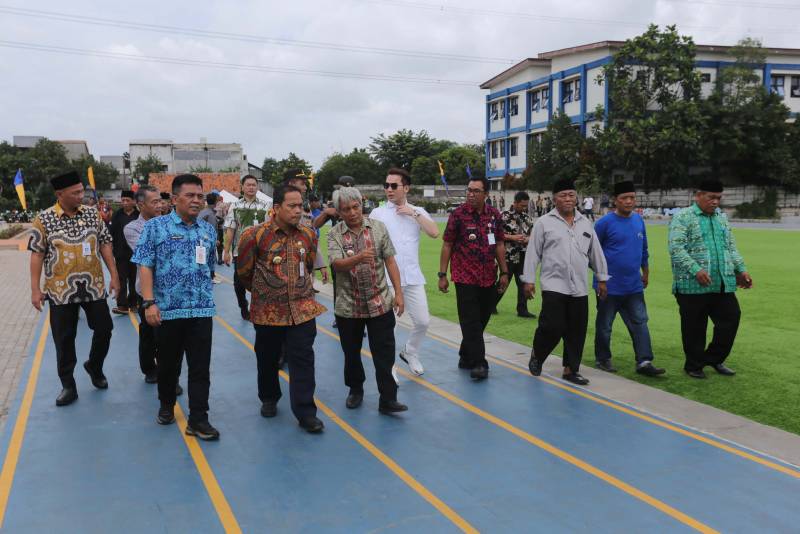 Safari Pembangunan, Pj Wali Kota Resmikan Alun-Alun Ciledug