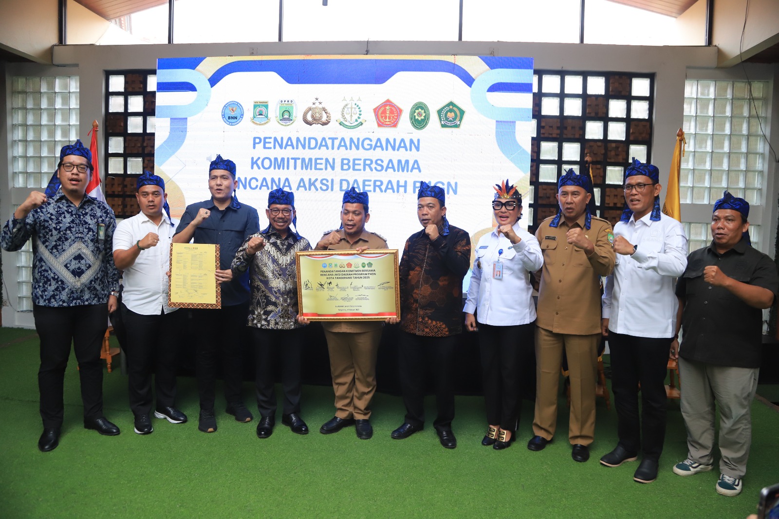 Komitmen Bersama Rencana Aksi Daerah Program P4GN Kota TangerangÂ 