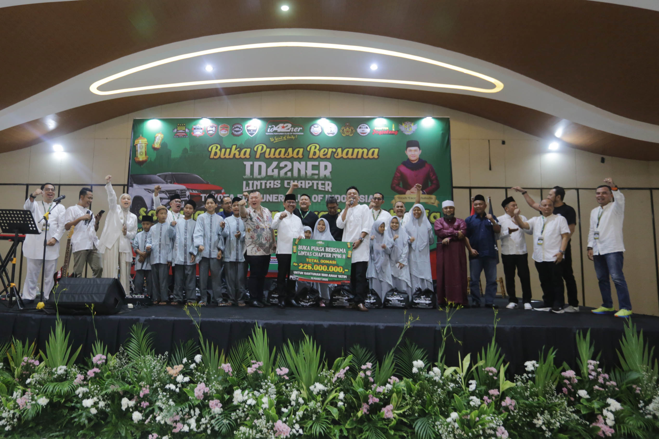 Silatuhrahmi Bersama Komunitas Otomotif, Sachrudin Santuni 1.000 Yatim