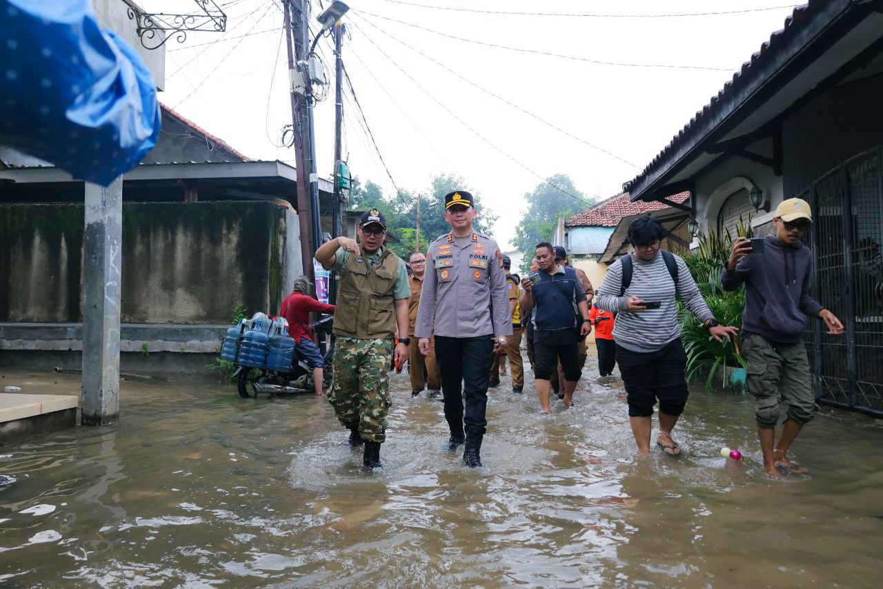 Pilar Pantau Kondisi Banjir, Percepat Penanganan dengan Pompa Tambahan