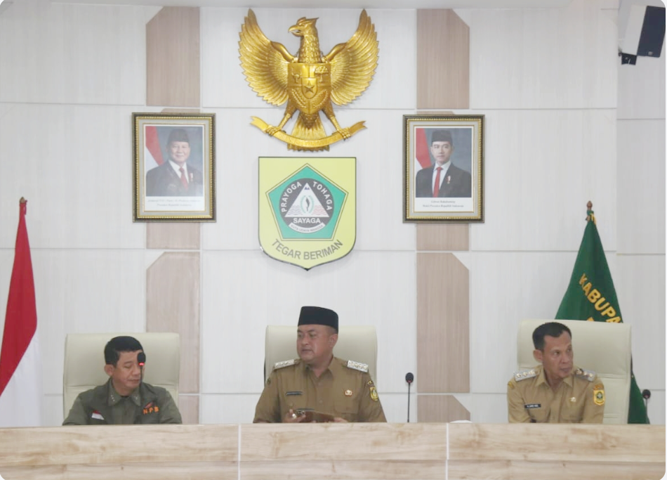 Bupati Bogor Gelar Rapat Percepatan Penanganan Bencana disejumlah Wilayah