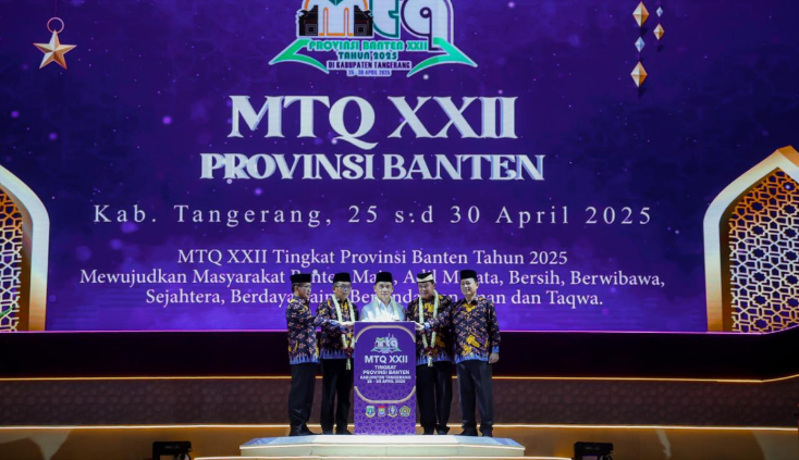 MTQ ke-XXII Dibuka Wamenag, Gubernur Banten Ajak Masyarakat Amalkan Isi Kandungan Al Quran, Tangsel Target Juara Umum