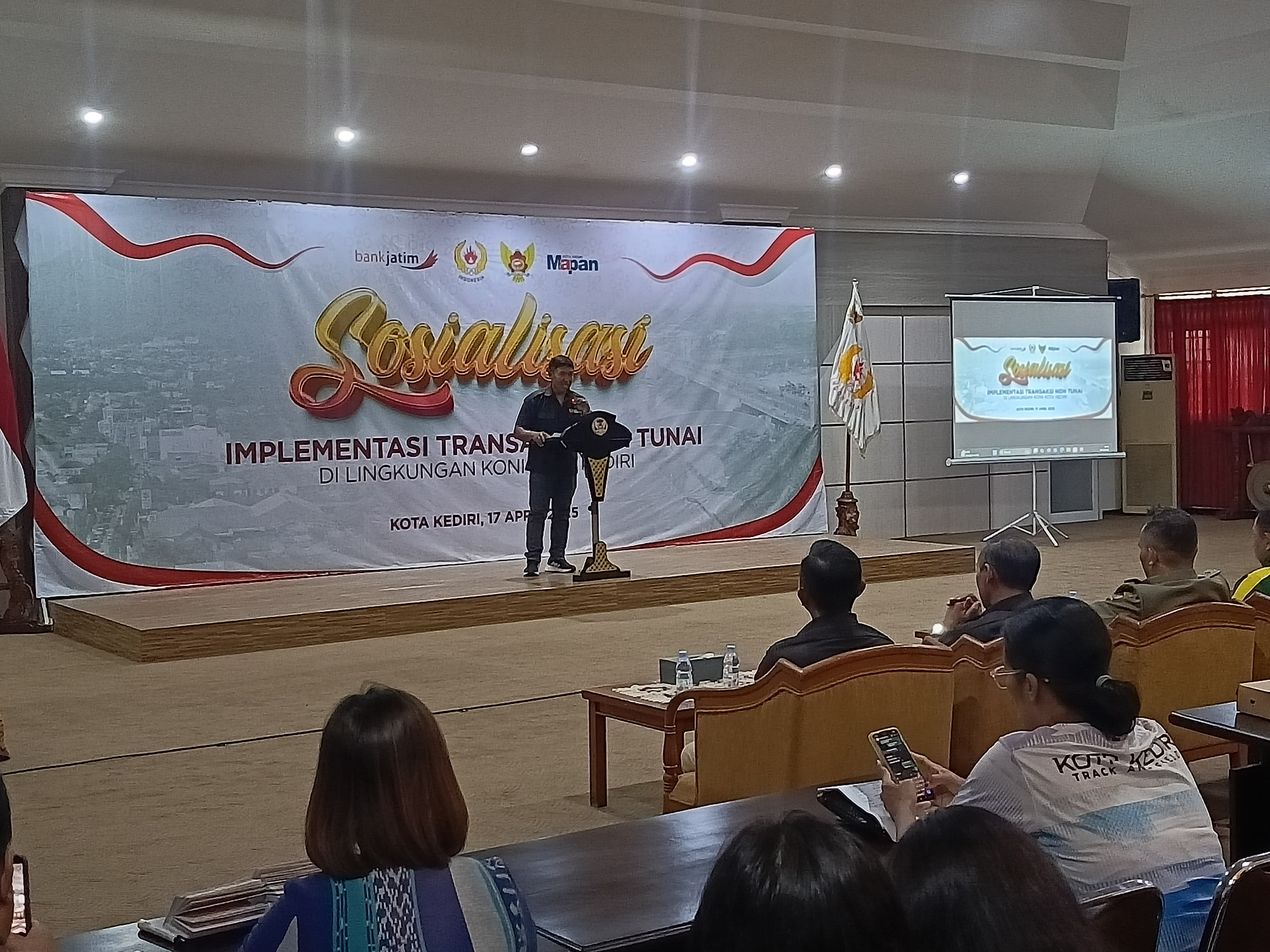 Wakil Walikota Kediri Gus Qowimmudin pastikan Dana Pembinaan Atlet KONI Lewat Non Tunai