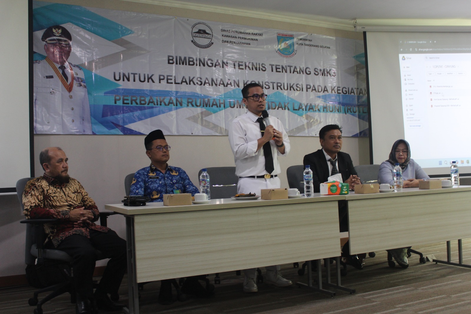 Disperkimta Tangsel Matangkan Program Bedah Rumah, BKM Dibekali Bimtek SMK3