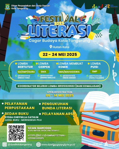 Ayo Ikuti Beragam Lomba di Festival Literasi Kota Tangerang
