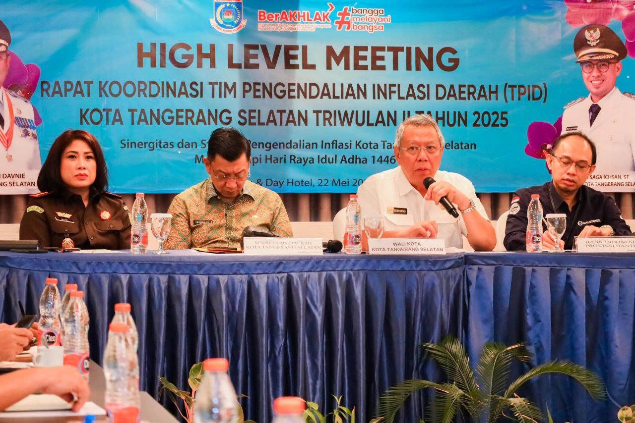High Level Meeting TPID, Bahas Inflasi dan Pertumbuhan Ekonomi Tangsel