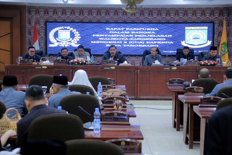 Pemkot Tangerang Ajukan Raperda RPJMD 2025â€“2029 dan Laporan APBD 2024 di Rapat Paripurna DPRD