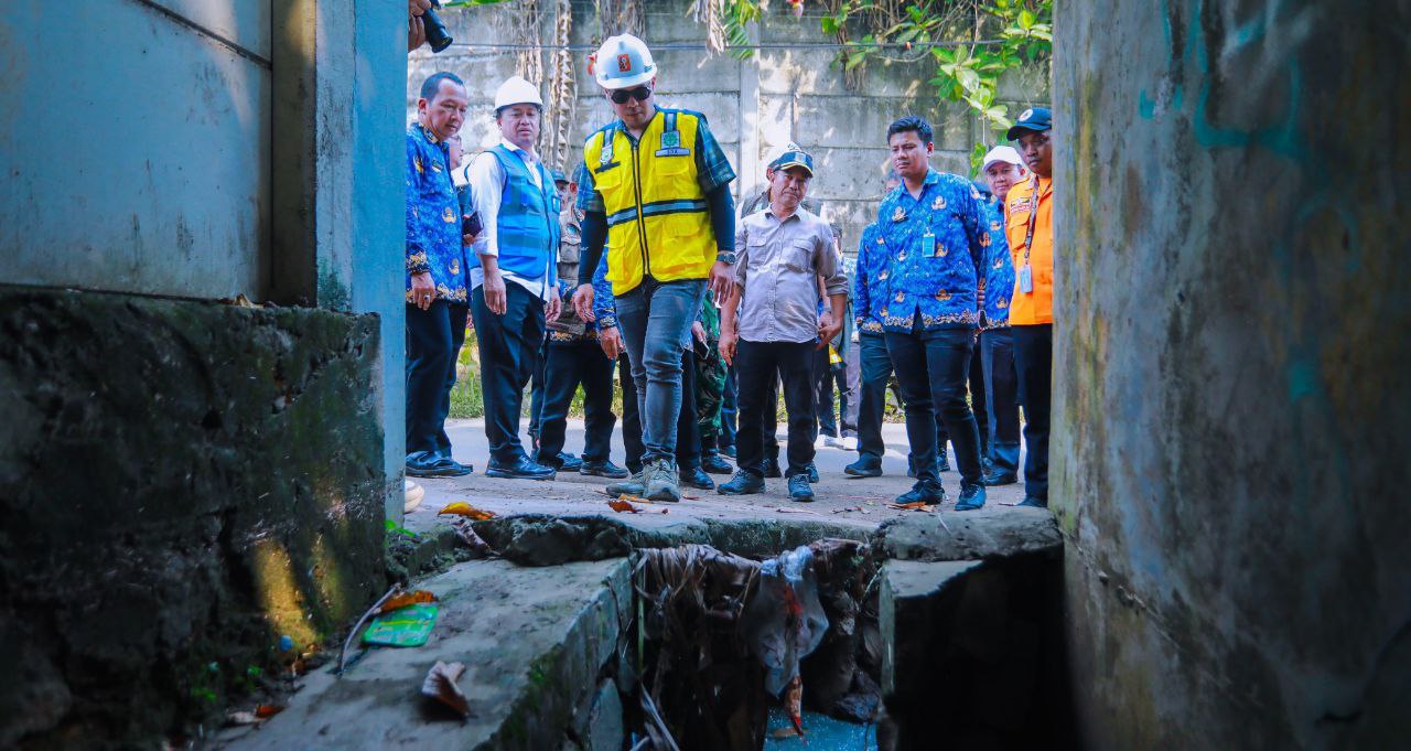 Pilar Tinjau Titik Banjir Rawa Buntu, Tegaskan Komitmen Selesaikan Masalah Sampai Tuntas