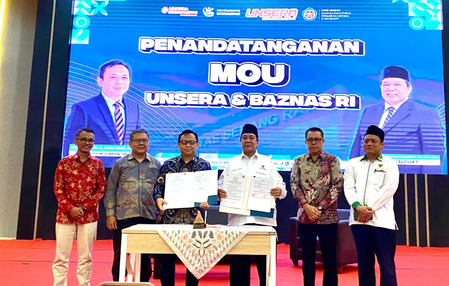 Baznas RI Gandeng UNSERA Tingkatkan Edukasi dan Literasi Zakat