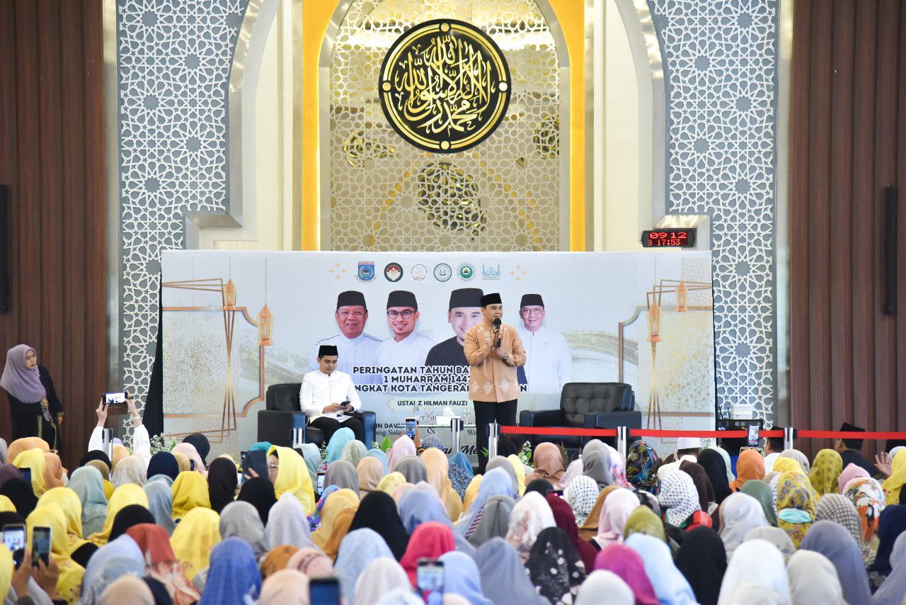 Jamaah Padati Peringatan Tahun Baru Islam di Islamic Center Tangsel