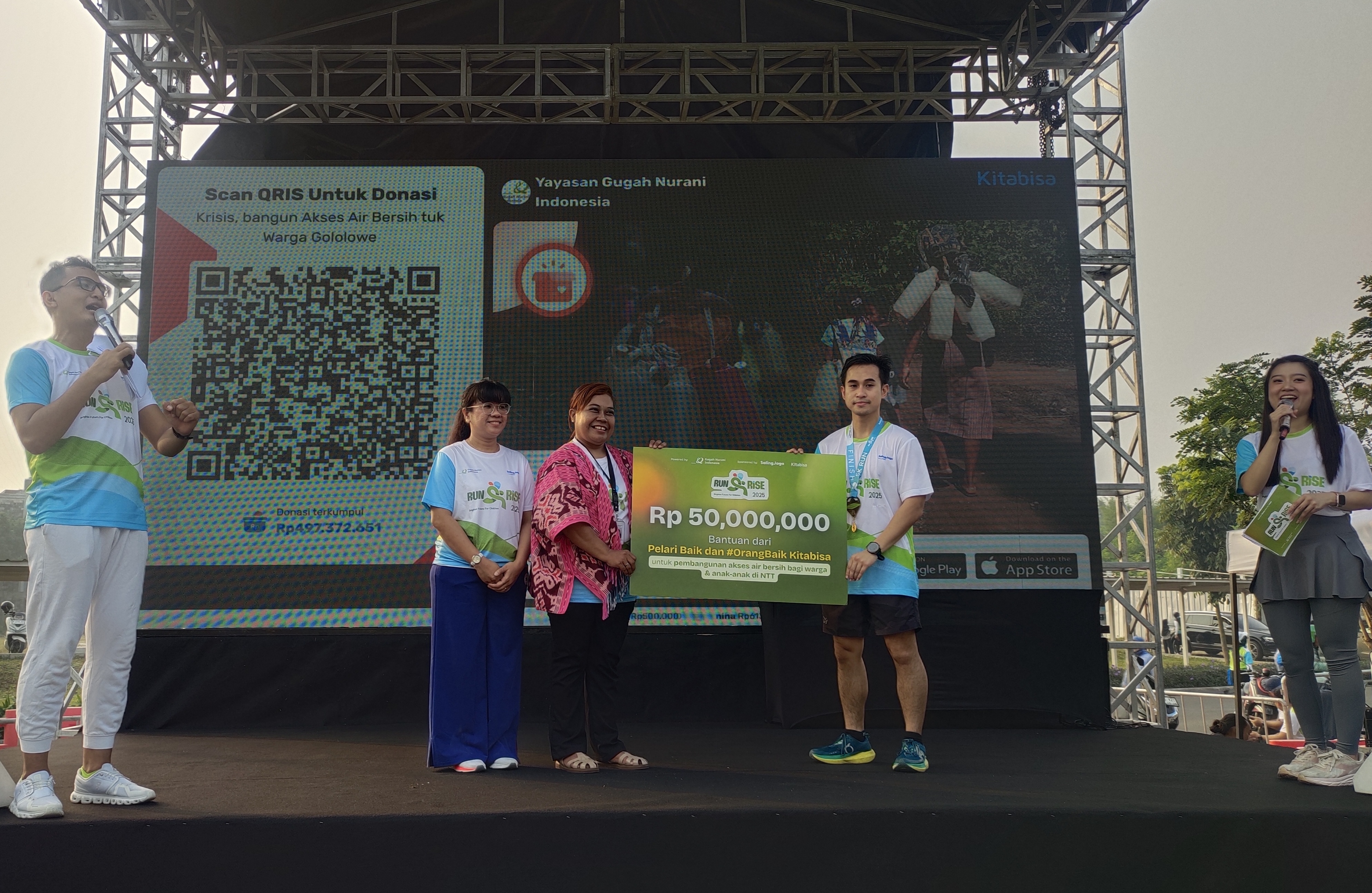 Run & Rise 2025: Ribuan Pelari Satukan Langkah untuk Air Bersih Anak NTT