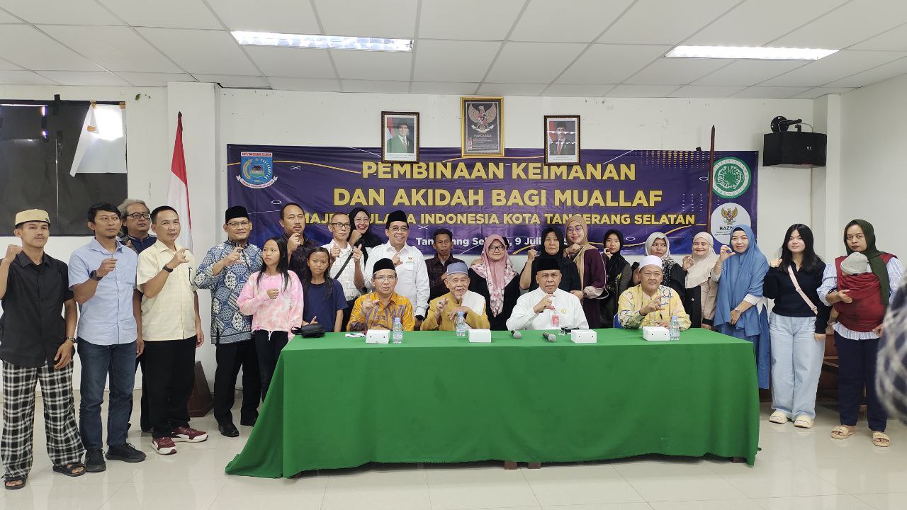 Perdalam Akidah, MUI Tangsel Gelar Pembinaan untuk Para Muallaf