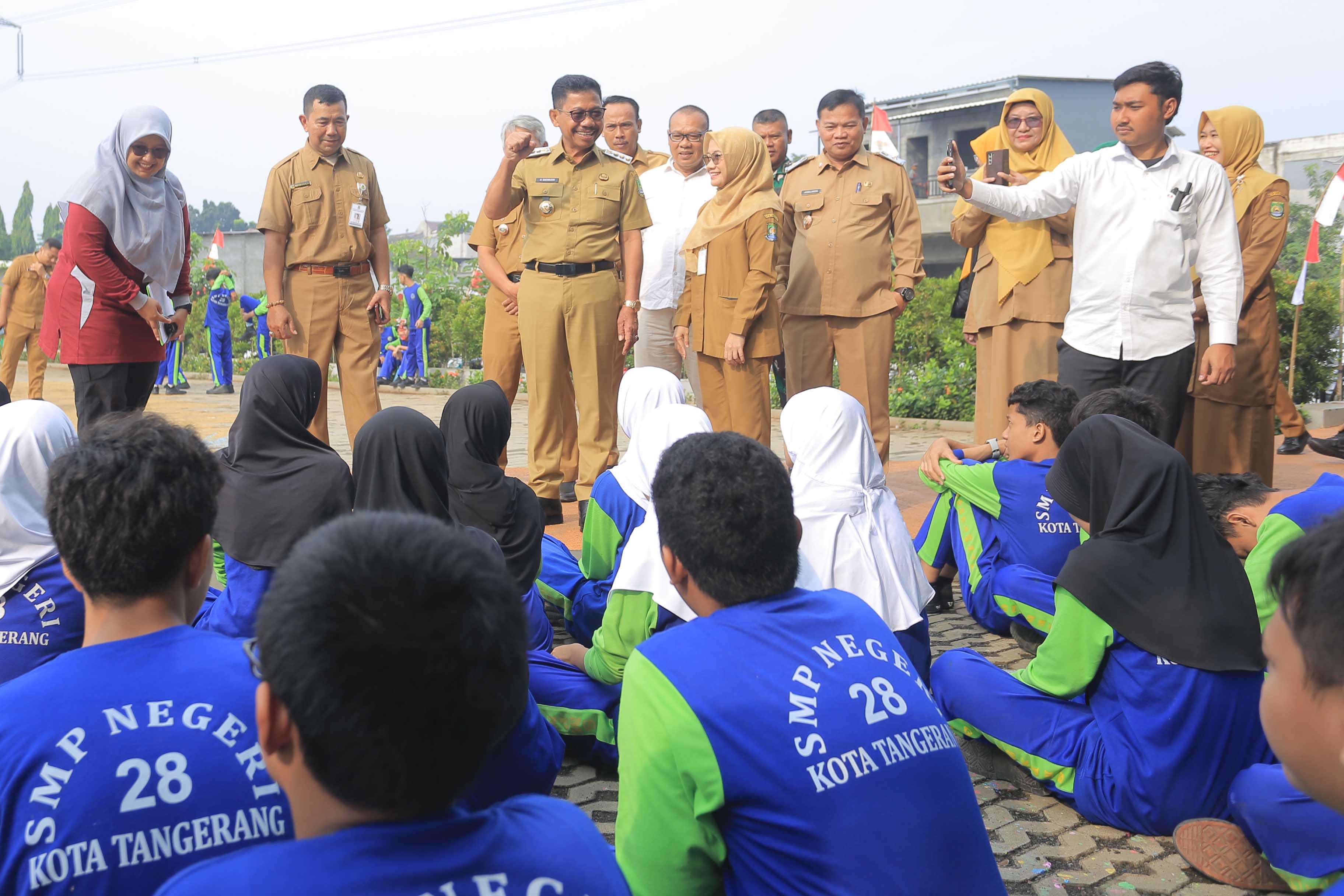 Kick Off CKG di Kota Tangerang, 860 Siswa Ikuti Pemeriksaan Kesehatan