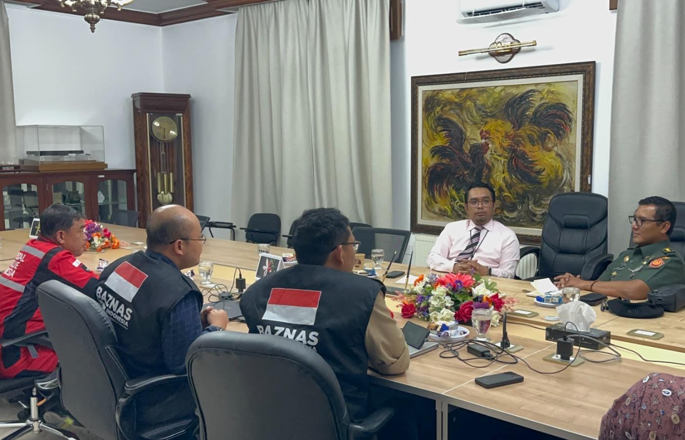 BAZNAS, Kemlu RI, TNI, dan KBRI Amman Matangkan Rencana Penyaluran Bantuan Airdrop untuk Gaza