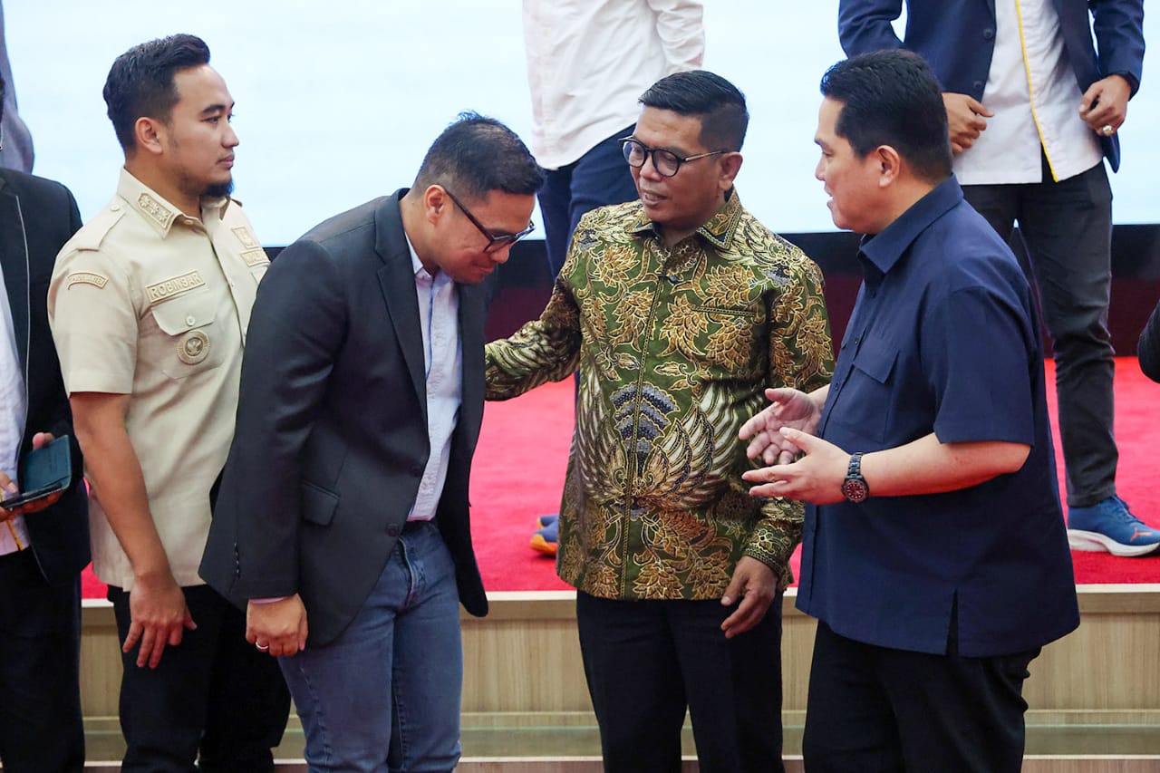 Pemprov Banten Bangun Sport Center di atas Lahan 60 Haktare, Andra dan Erick Tohir Bahas Serius