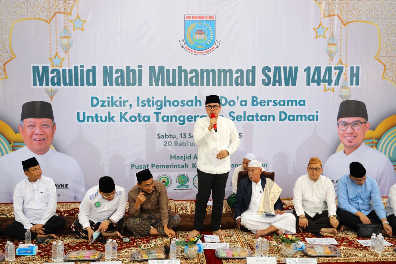 Peringatan Maulid Nabi Muhammad SAW, Pemkot Tangsel Gelar Dzikir, Istigasah dan Doa Bersama