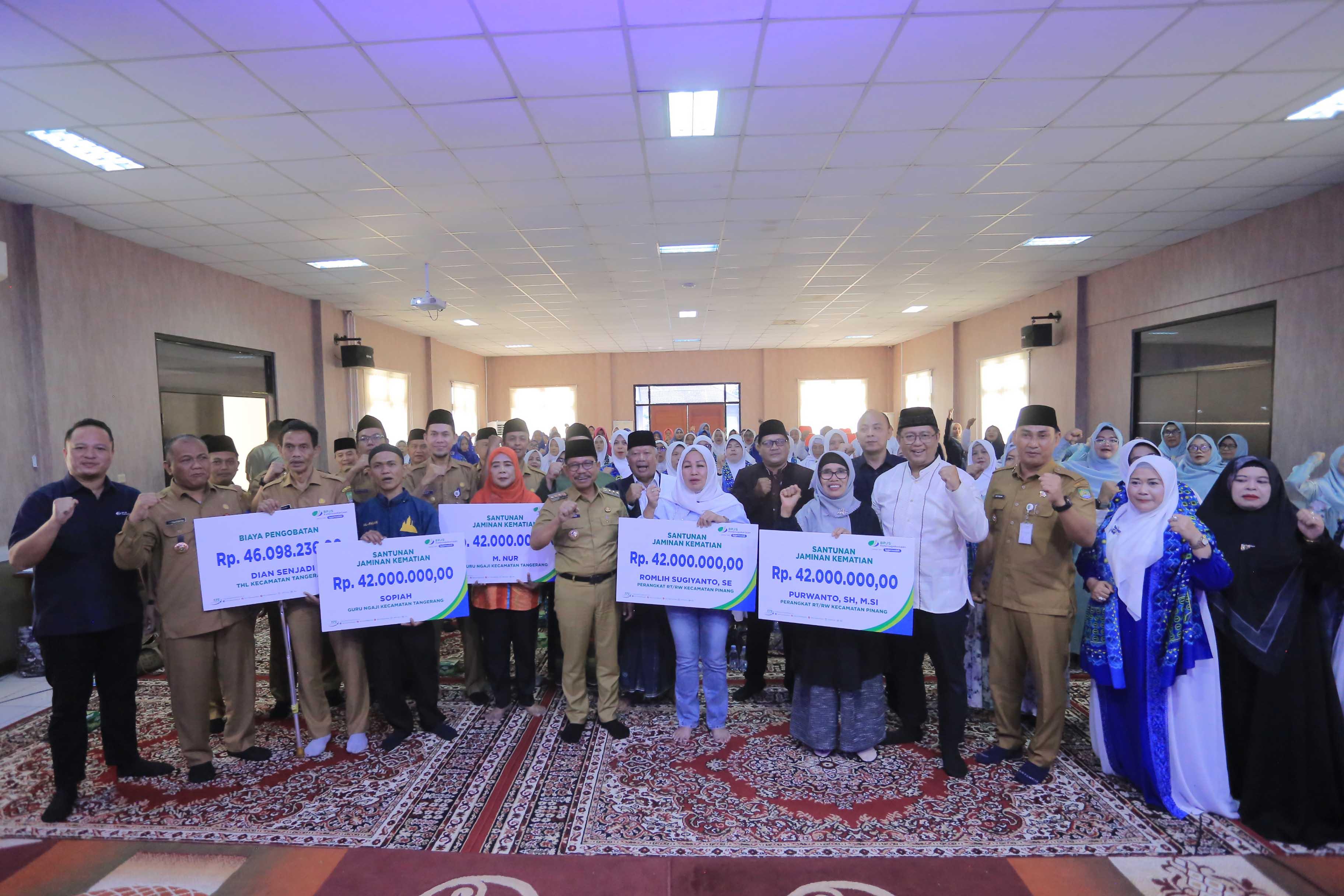 Guru Ngaji Terima Santunan JKM BPJS Ketenagakerjaan