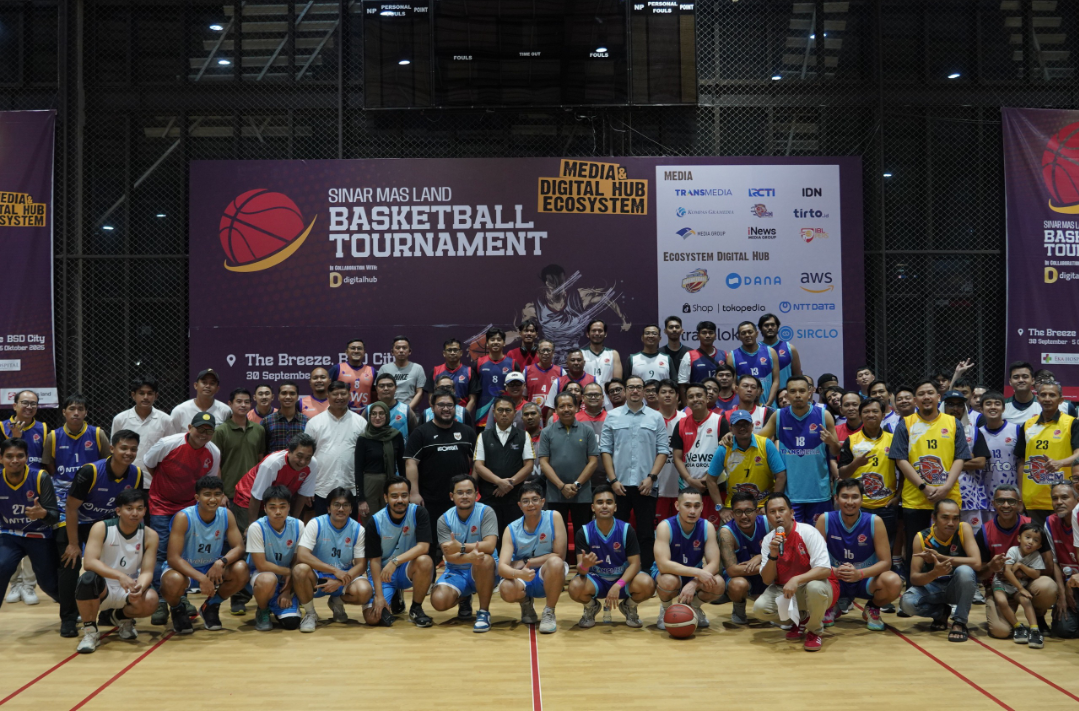 Perkuat Relasi Antar Media dan Ekosistem Digital Hub, Sinar Mas Land Basketball Tournament 2025 Ke-9 Resmi Digelar di Elite Basketball Court, The Breeze BSD City