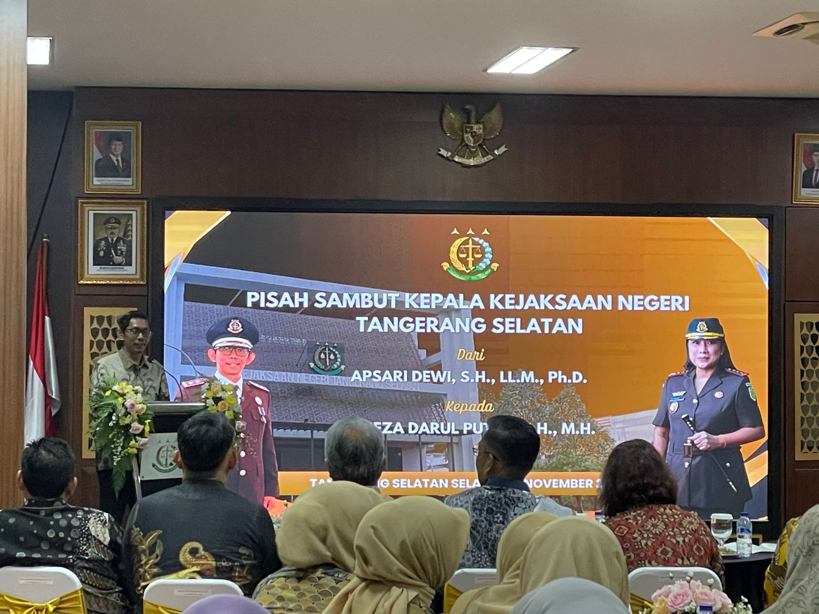 Apreza Daru Putra Pimpin Kejari Tangsel, Apsari Dewi Tugas di Purwakarta