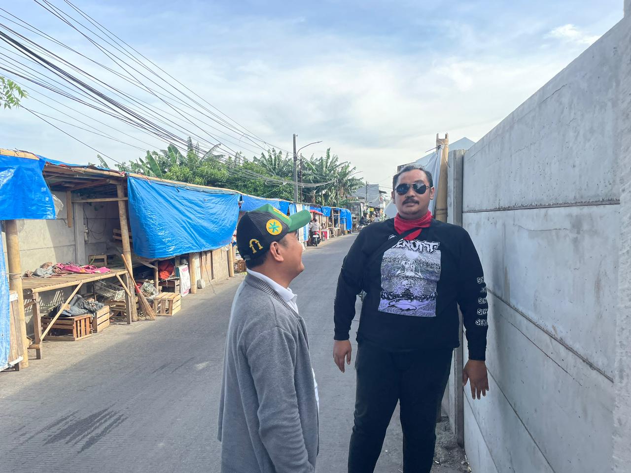 Wakil Ketua DPRD Andri Permana Tinjau Penutupan Akses di Kedaung Wetan