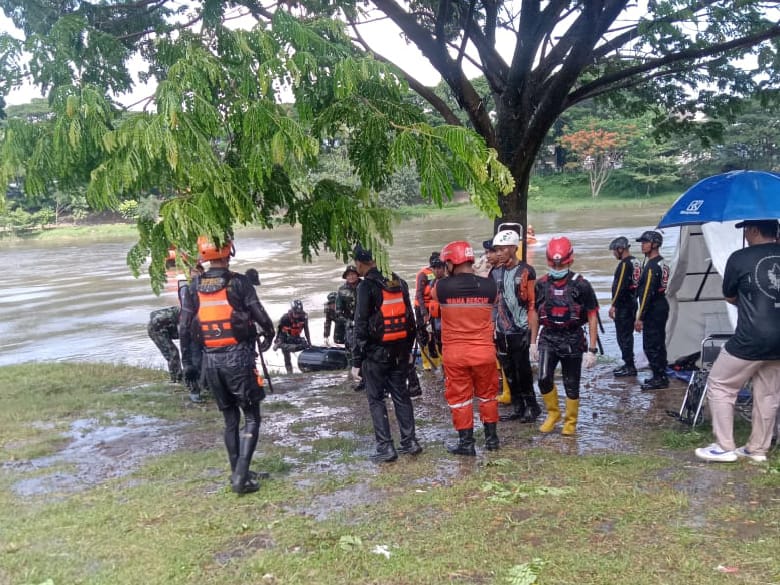 BPBD Kota Kediri Simulasi Bencana Banjir
