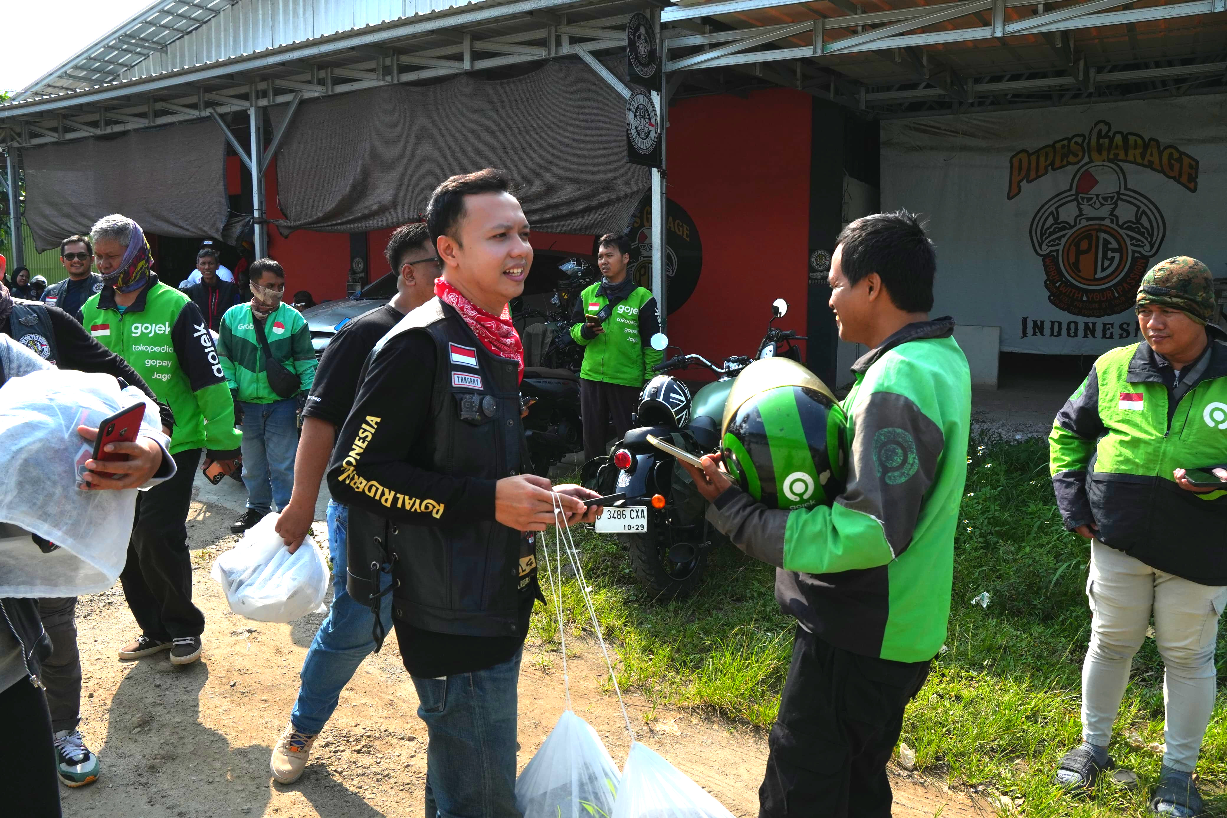 Rayakan Milad ke-5, RoRI Banten Peduli Ojol dan Guncang Jalanan lewat Rolling Thunder