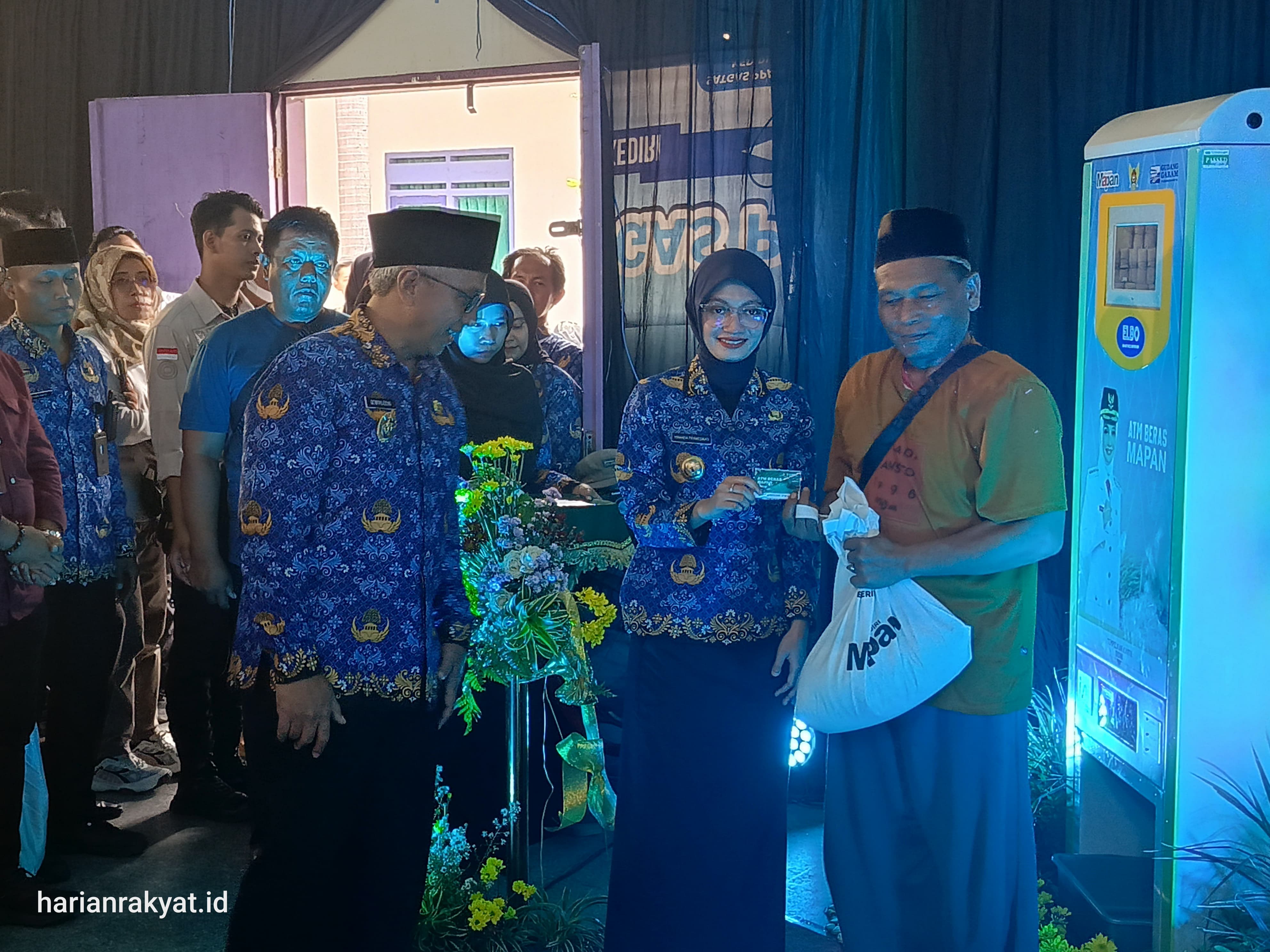 Pemkot Kediri Luncurkan ATM Beras Mapan di 46 Kelurahan