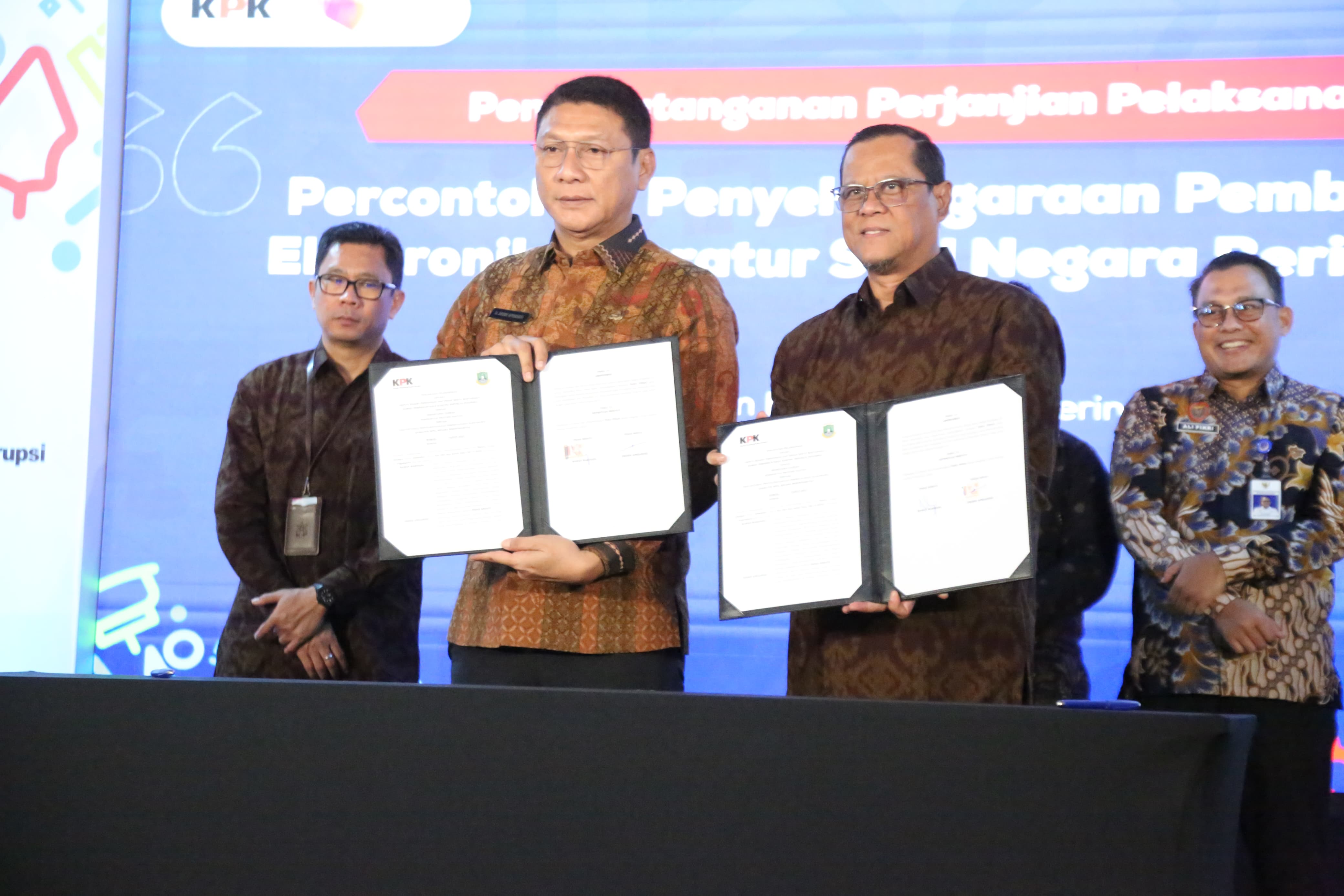 Pemprov Banten dan KPK MoU Birokrasi Bersih