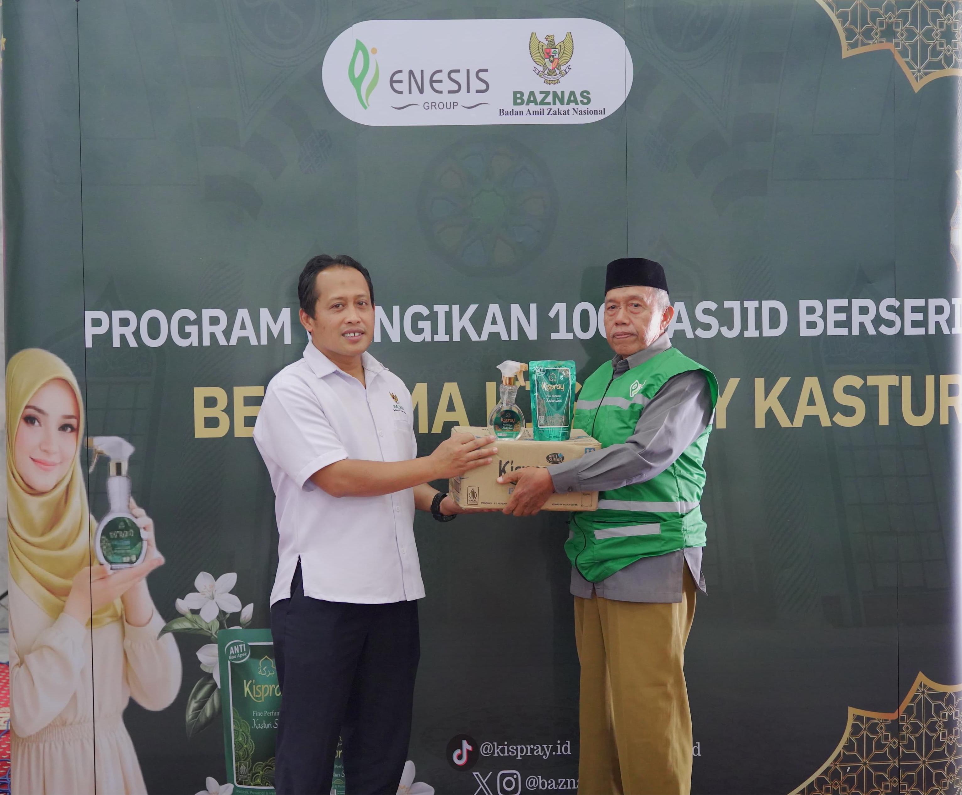 Baznas dan Enesis Wangikan 150 Masjid di Jakarta-Sumatra