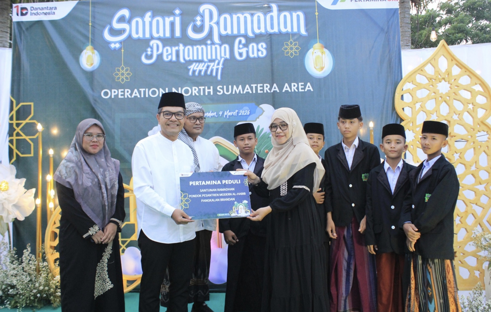 Pertagas Tebar Santunan Ramadan untuk 39 Yayasan di 19 Daerah