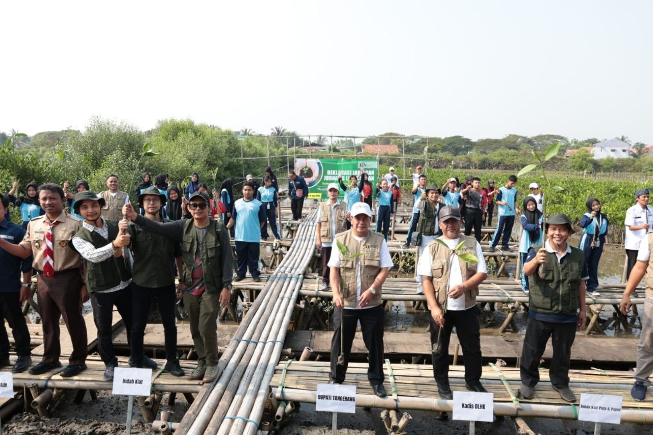PT IKPP Tanam 10 Ribu Mangrove Langka, Perkuat Pesisir Tangerang