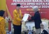 Partai Hanura Serahkan Berkas Pendaftaran ke KPU Kota Kediri