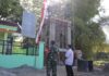 Dansatgas TMMD Ke – 117 Tinjau Pengerjaan Renovasi Tandon Air