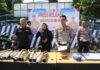 Razia Balap Liar, Polres Kediri Kota Amankan Puluhan Motor