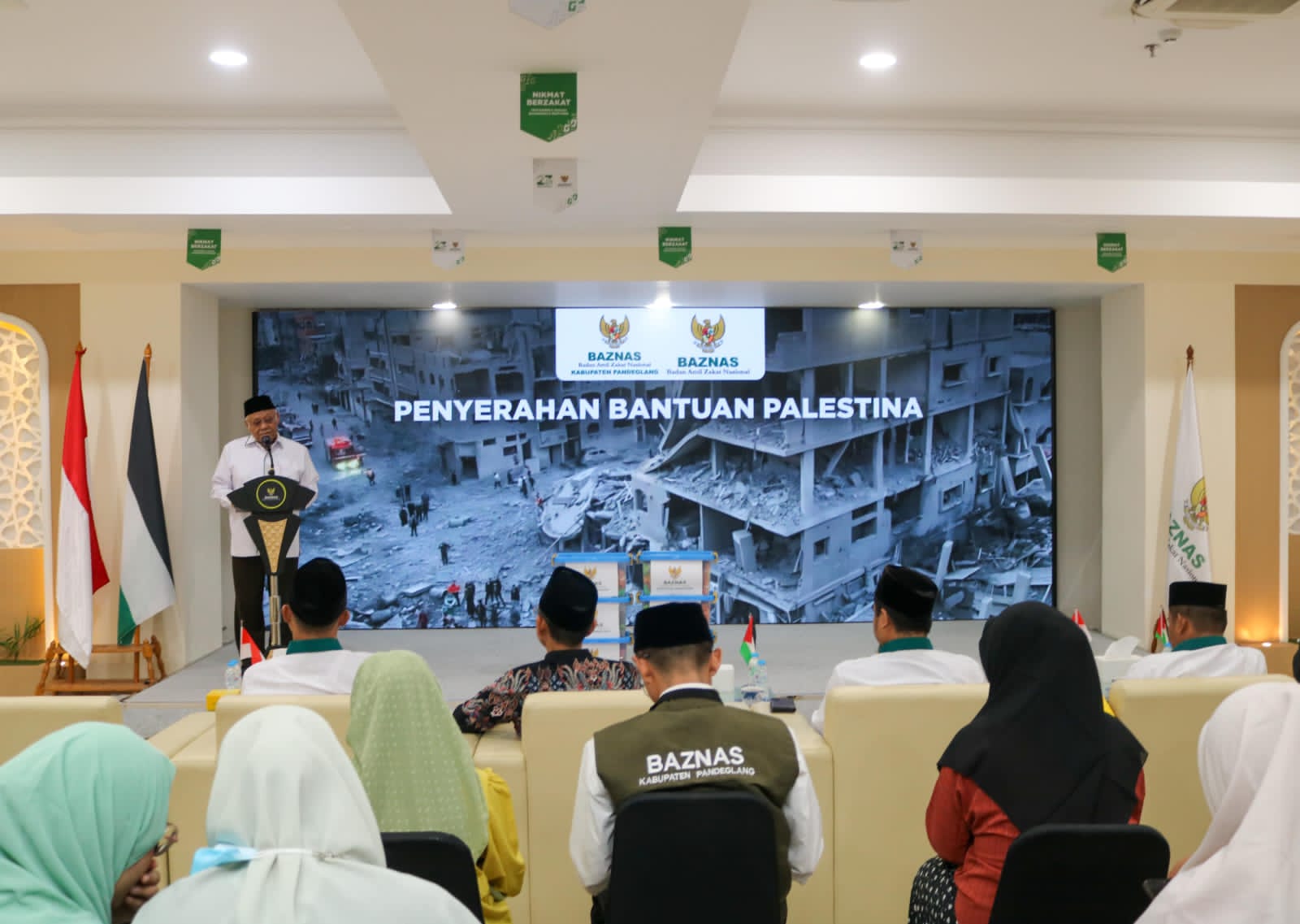 Peduli Palestina, BAZNAS Kabupaten Pandeglang Salurkan Infak Kemanusiaan Rp 319 Juta melalui BAZNAS RI