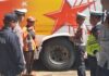 Petugas Gabungan Dishub Cek Keselamatan Bus
