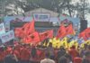 Ribuan Warga Antar Vinanda – Gus Qowim Daftar ke KPU Kota Kediri
