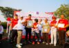 Car Free Day, Pilar Serahkan Penghargaan Grup Band ABK Pecahkan Rekor Dunia