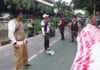 Pemuda Muslimin Indonesia Cabang Jakarta Utara Berunjuk Rasa, Minta Pembangunan Tol Harbour Road 2 Perhatikan Lingkungan