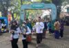 Jalan Sehat Sarungan Meriahkan Hari Santri Nasional 2025 di Kota Kediri