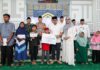 Tablig Akbar HUT ke-17 Tangsel, Warga Doakan Korban Banjir Sumatera dan Santuni 350 Yatim