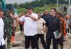 Rudy Susmanto Tinjau Pergeseran Tanah di Sukamakmur